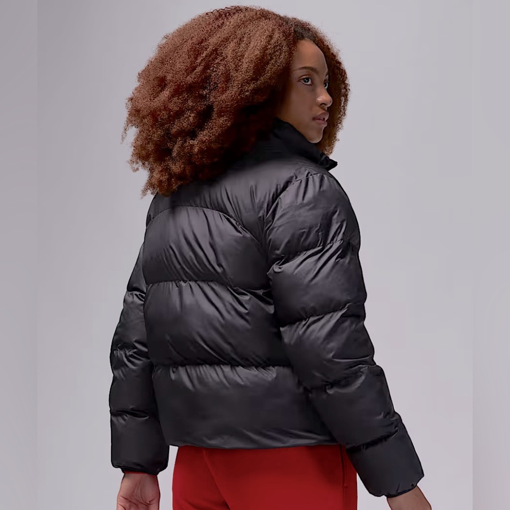 Jordan Nike - Air Jordan Black Puffer Jacket Women's Size Medium (NWT) - Picture 12 of 15